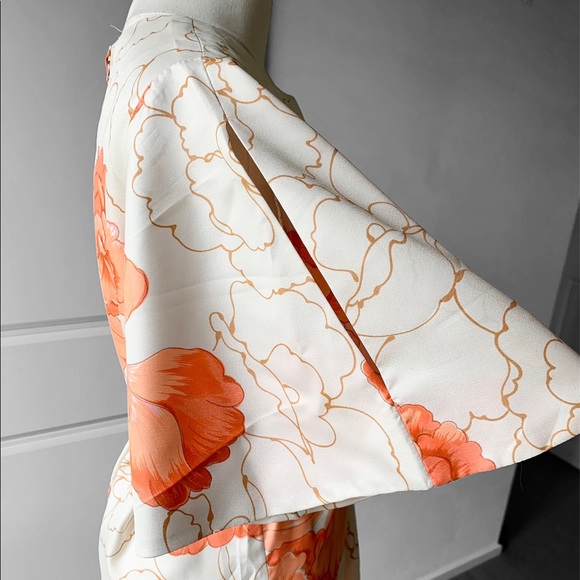 Vintage 70's IMPRESSIONS by BERLEI Carnation Floral Maxi Dress - Picture 2 of 9